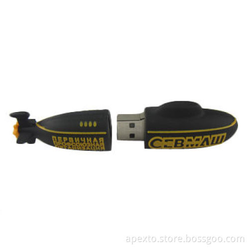 Promotional Submarine Gift USB Flash Drive, OEM Or ODM Orders are Welcome